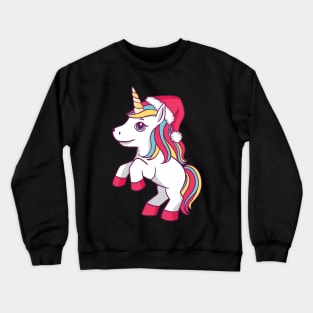 Christmas unicorn gift idea Crewneck Sweatshirt